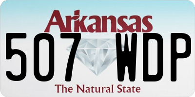 AR license plate 507WDP