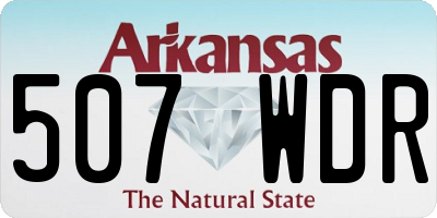 AR license plate 507WDR