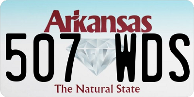 AR license plate 507WDS