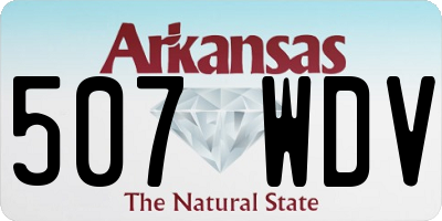 AR license plate 507WDV