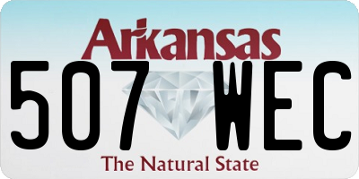 AR license plate 507WEC