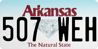 AR license plate 507WEH