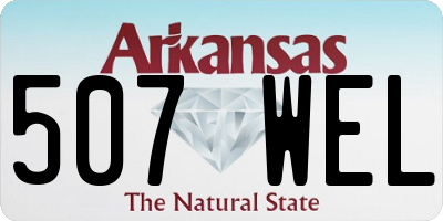 AR license plate 507WEL
