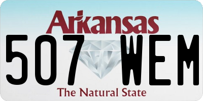 AR license plate 507WEM