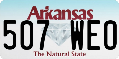 AR license plate 507WEO
