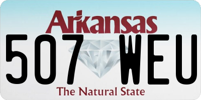 AR license plate 507WEU