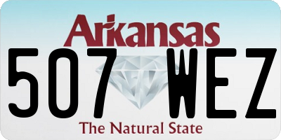 AR license plate 507WEZ