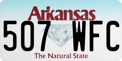 AR license plate 507WFC