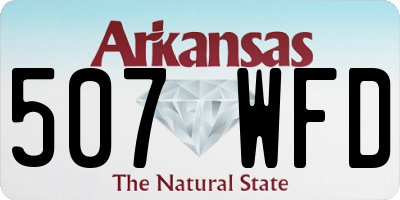 AR license plate 507WFD