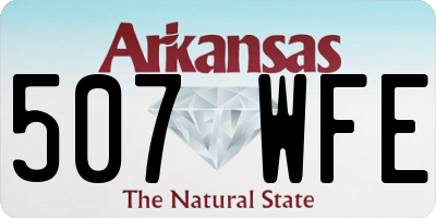 AR license plate 507WFE