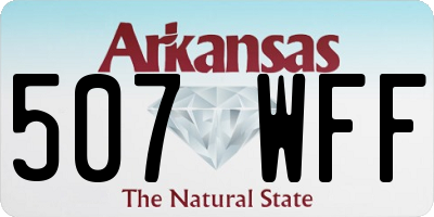 AR license plate 507WFF