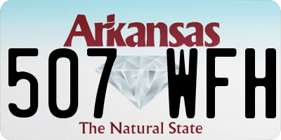 AR license plate 507WFH