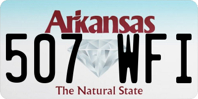 AR license plate 507WFI