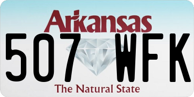 AR license plate 507WFK