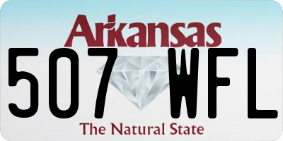 AR license plate 507WFL