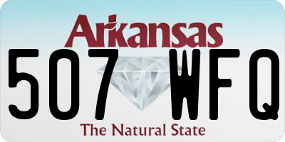 AR license plate 507WFQ