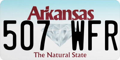 AR license plate 507WFR