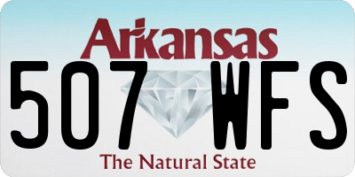 AR license plate 507WFS
