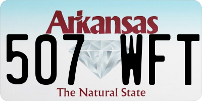 AR license plate 507WFT