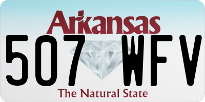AR license plate 507WFV