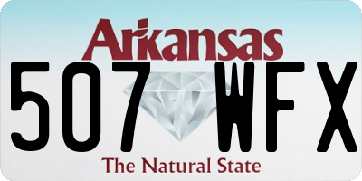 AR license plate 507WFX