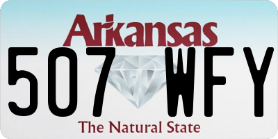 AR license plate 507WFY