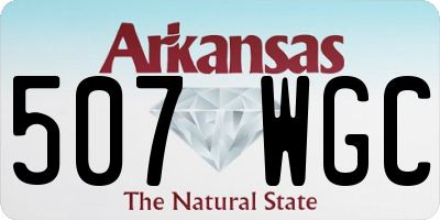 AR license plate 507WGC