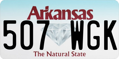 AR license plate 507WGK