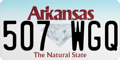 AR license plate 507WGQ