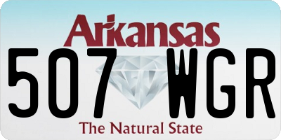 AR license plate 507WGR