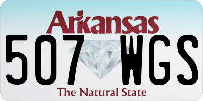 AR license plate 507WGS