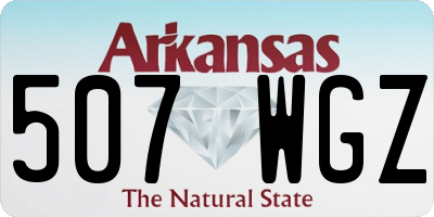 AR license plate 507WGZ