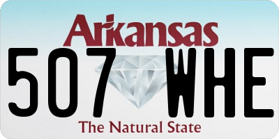 AR license plate 507WHE