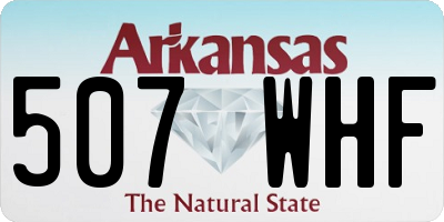 AR license plate 507WHF