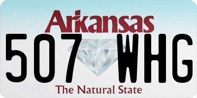 AR license plate 507WHG