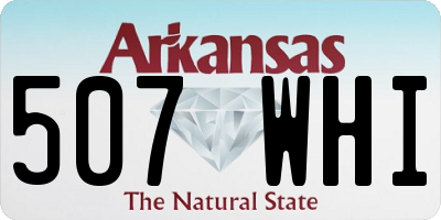 AR license plate 507WHI