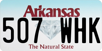 AR license plate 507WHK