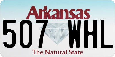 AR license plate 507WHL