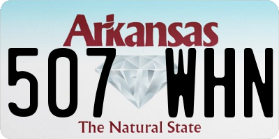 AR license plate 507WHN