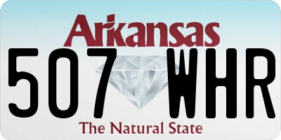 AR license plate 507WHR