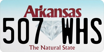 AR license plate 507WHS