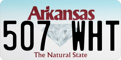 AR license plate 507WHT