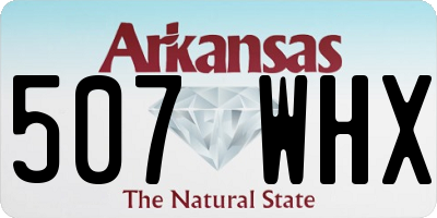 AR license plate 507WHX