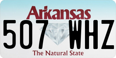 AR license plate 507WHZ