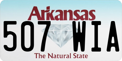 AR license plate 507WIA