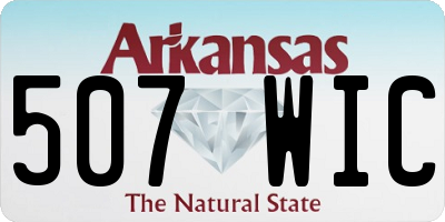 AR license plate 507WIC