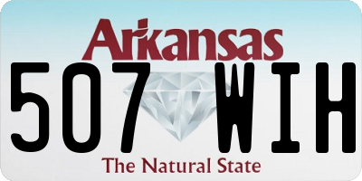 AR license plate 507WIH
