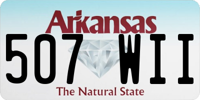 AR license plate 507WII
