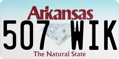AR license plate 507WIK