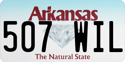AR license plate 507WIL